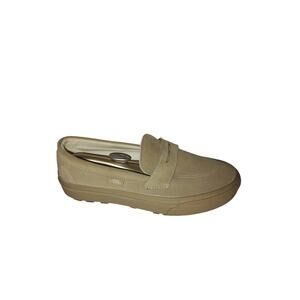 Vans Suede Slip On Sneakers Tan Gum Sole Skate Casual Loafers Unisex W8/M6.5